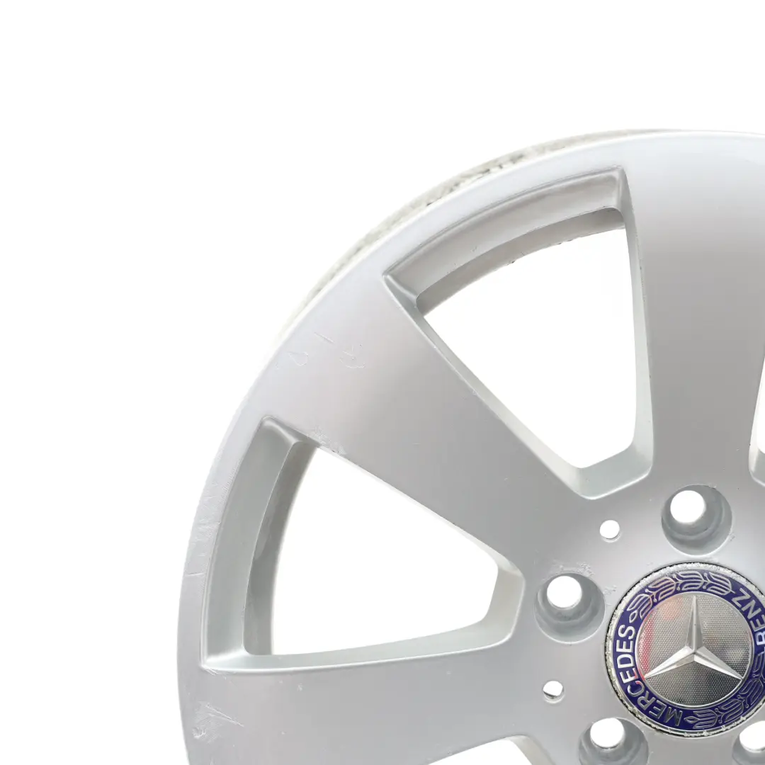 Alloy Rim 7 Hole Wheel 16" ET:43 7J Silver to Mercedes W204 with Part number A2044011102 Mercedes W204 Alloy Rim 7 Hole Wheel 16" ET:43 7J Silver - SKU A2044011102-11 - Part number A2044011102