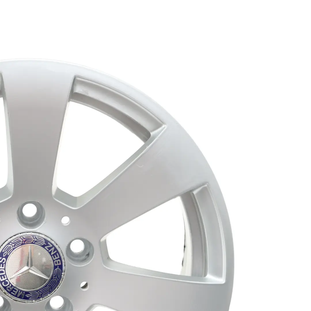 Alloy Rim 7 Hole Wheel 16" ET:43 7J Silver to Mercedes W204 with Part number A2044011102 Mercedes W204 Alloy Rim 7 Hole Wheel 16" ET:43 7J Silver - SKU A2044011102-11 - Part number A2044011102