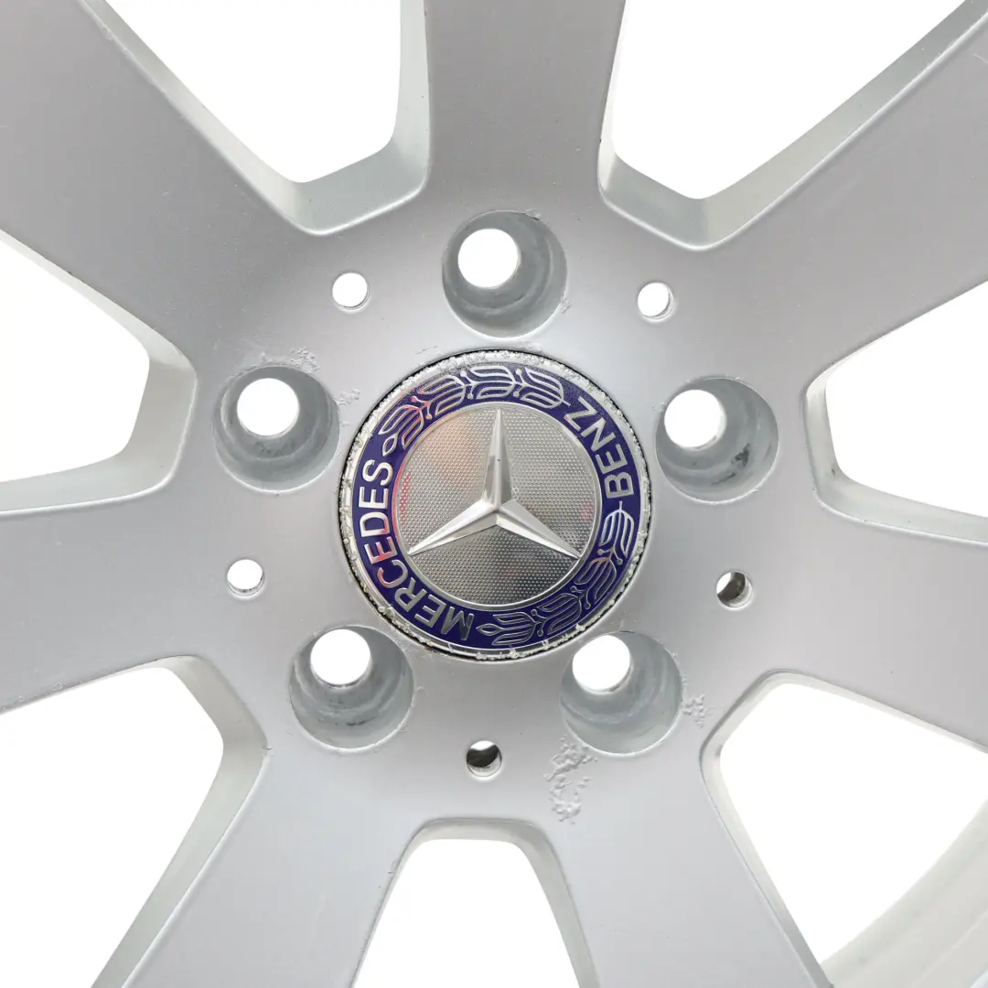 Alloy Rim 7 Hole Wheel 16" ET:43 7J Silver to Mercedes W204 with Part number A2044011102 Mercedes W204 Alloy Rim 7 Hole Wheel 16" ET:43 7J Silver - SKU A2044011102-11 - Part number A2044011102