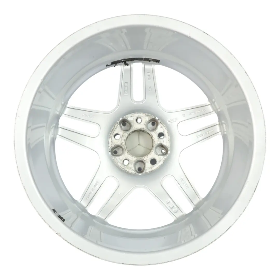 Cerchio Lega 18" 8J ET:50 A 5 Doppie Razze Argento Mercedes W204 AMG - SKU A2044014102-7 - Numero di parte A2044014102