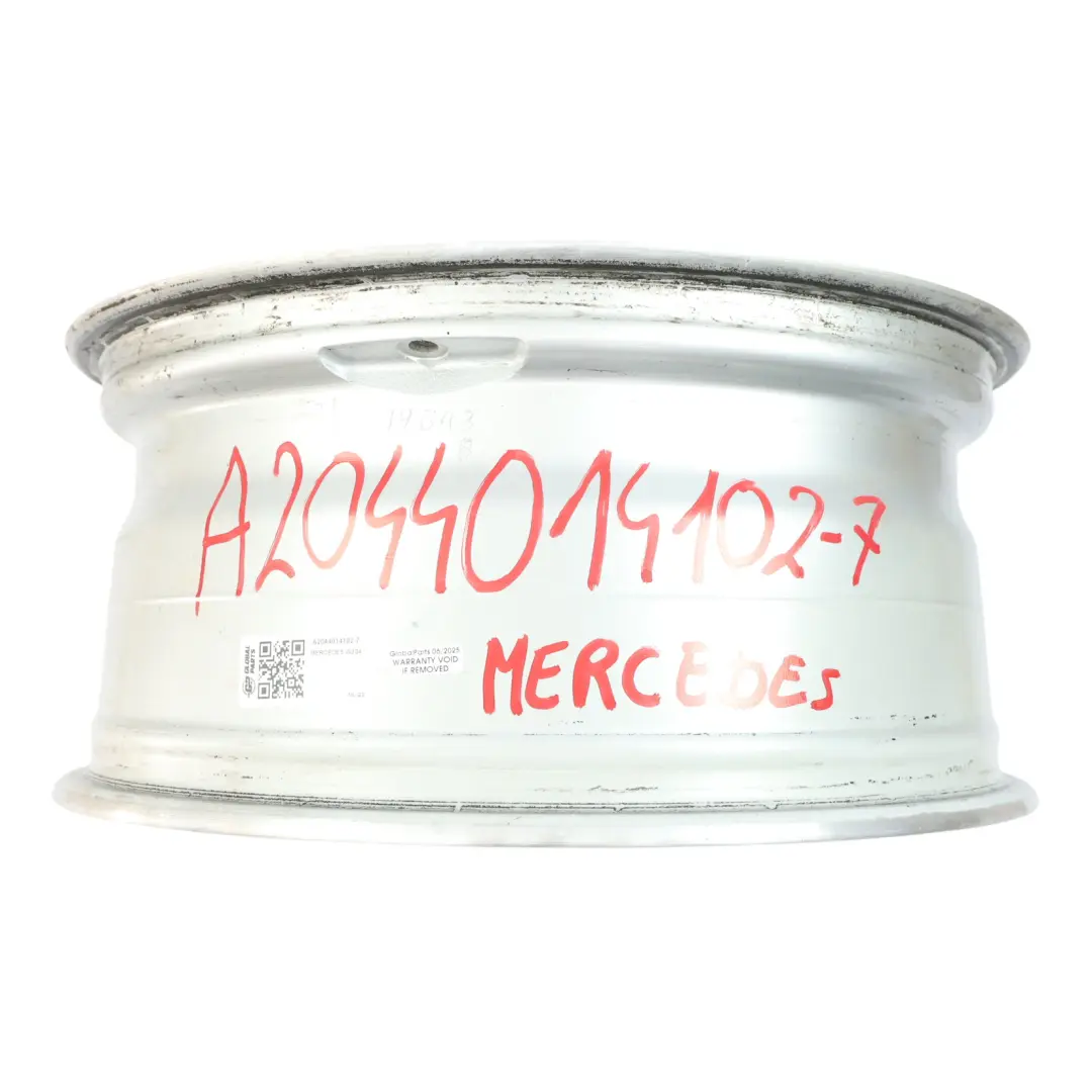 Cerchio Lega 18" 8J ET:50 A 5 Doppie Razze Argento Mercedes W204 AMG - SKU A2044014102-7 - Numero di parte A2044014102