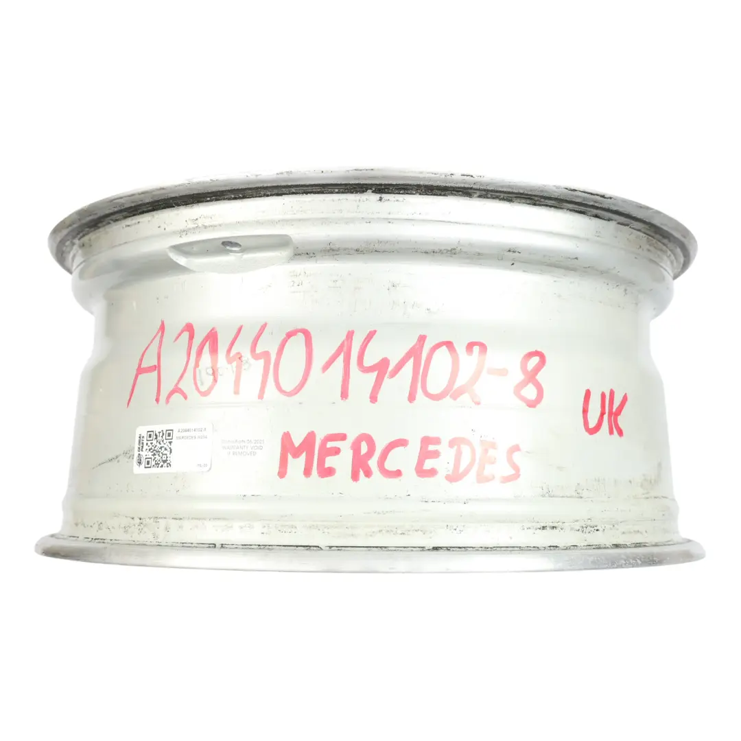 Alloy Rim 18" ET:50 8J 5-Double Spoke Silver to Mercedes W204 AMG Wheel with Part number A2044014102 Mercedes W204 AMG Wheel Alloy Rim 18" ET:50 8J 5-Double Spoke Silver - SKU A2044014102-8 - Part number A2044014102