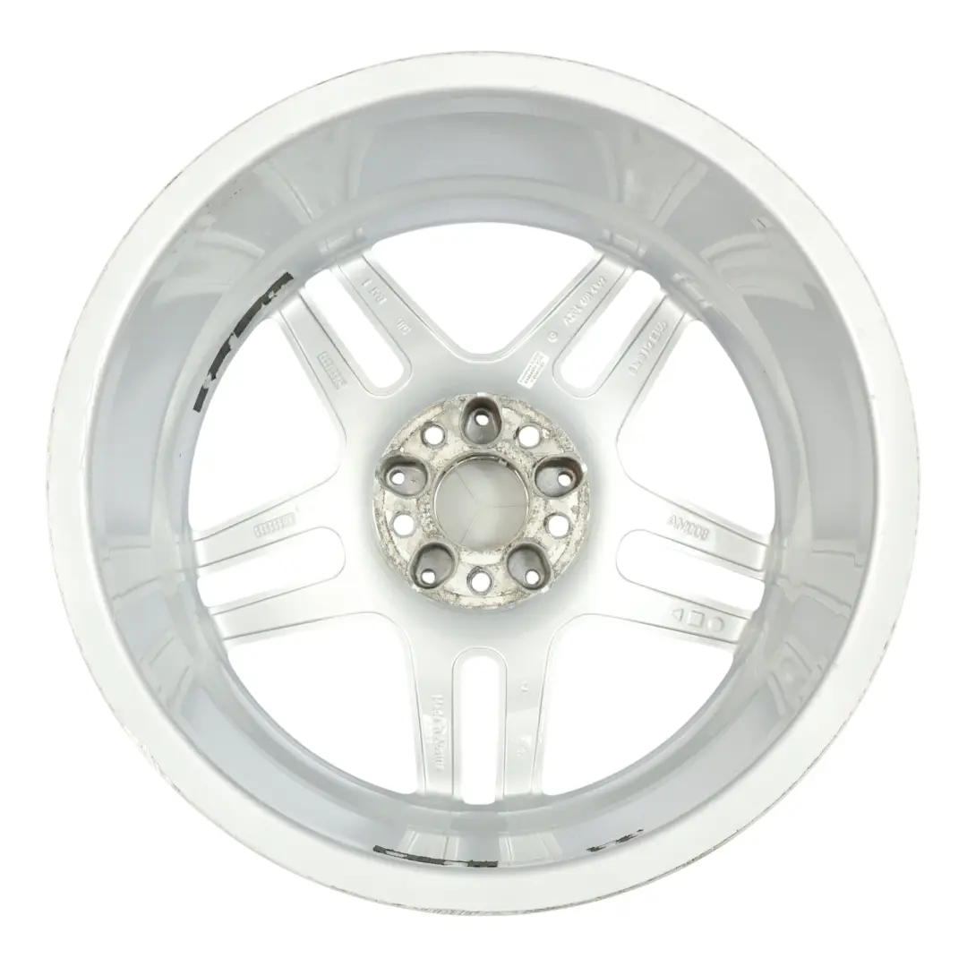 Alloy Rim 18" ET:50 8J 5-Double Spoke Silver to Mercedes W204 AMG Wheel with Part number A2044014102 Mercedes W204 AMG Wheel Alloy Rim 18" ET:50 8J 5-Double Spoke Silver - SKU A2044014102-8 - Part number A2044014102