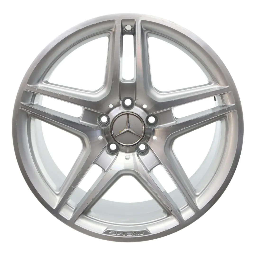 Mercedes W204 AMG Felga Aluminiowa Tylna Srebrna 18" 8,5J ET:54 - SKU A2044014202-4 - Numer Części A2044014202