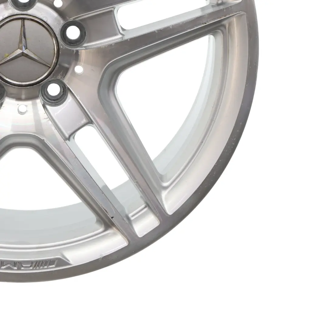Mercedes W204 AMG Felga Aluminiowa Tylna Srebrna 18" 8,5J ET:54 - SKU A2044014202-4 - Numer Części A2044014202