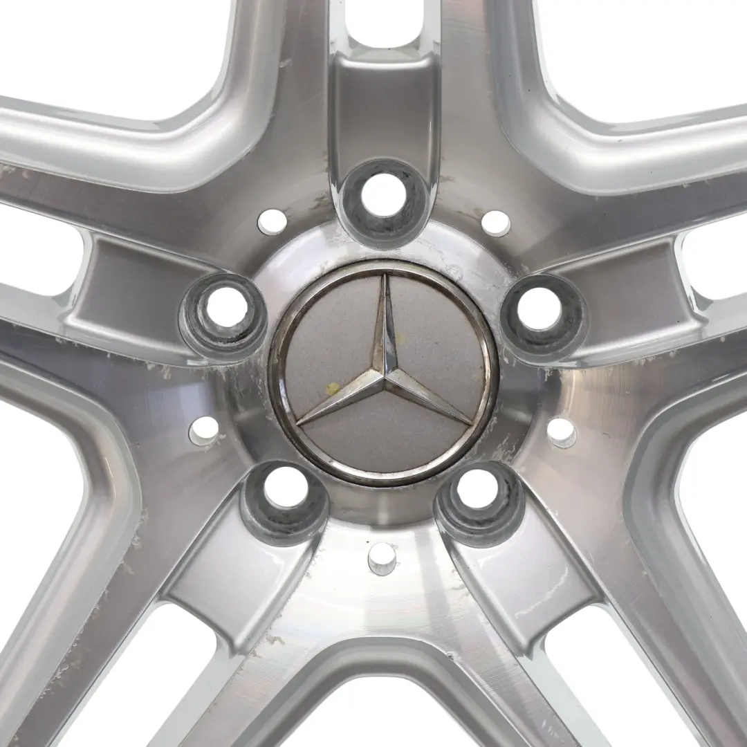 Mercedes W204 AMG Felga Aluminiowa Tylna Srebrna 18" 8,5J ET:54 - SKU A2044014202-4 - Numer Części A2044014202