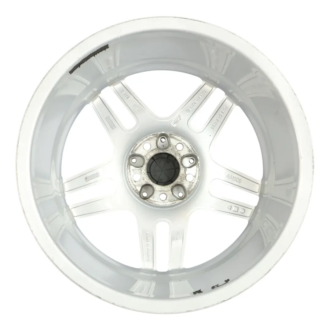  Llanta de aleación plateada trasera Mercedes W204 AMG 18" 8,5J ET:54 - SKU A2044014202 - Número de pieza A2044014202