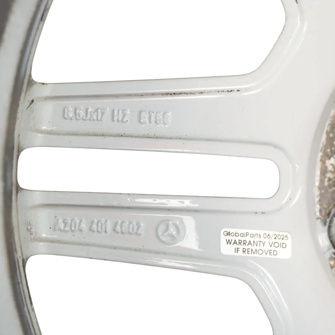 Grigio Cerchio in lega posteriore 17" ET:58 8,5J per Mercedes W204 AMG con numero di parte A2044014602 Mercedes W204 AMG Grigio Cerchio in lega posteriore 17" ET:58 8,5J - SKU A2044014602-7 - Numero di parte A2044014602