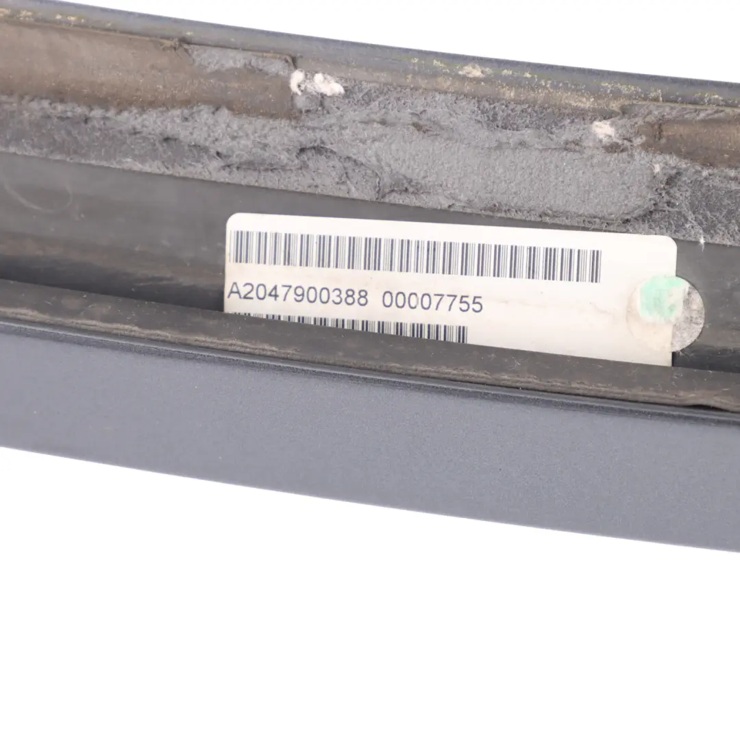 Boot Lid Moulding Trim Strip Tenorite Grey Metallic - 755 to Mercedes W204 Rear with Part number A2047900388 Mercedes W204 Rear Boot Lid Moulding Trim Strip Tenorite Grey Metallic - 755 - SKU A2047900388-TNG - Part number A2047900388