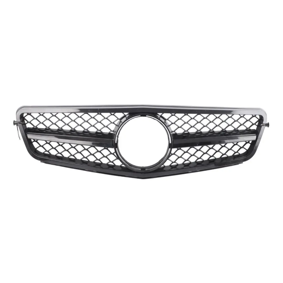 Mercedes W204 Hood Bonnet Grille Front Radiator Beam Trim Panel Silver Chrome - SKU A2048800023-2 - Part number A2048800023