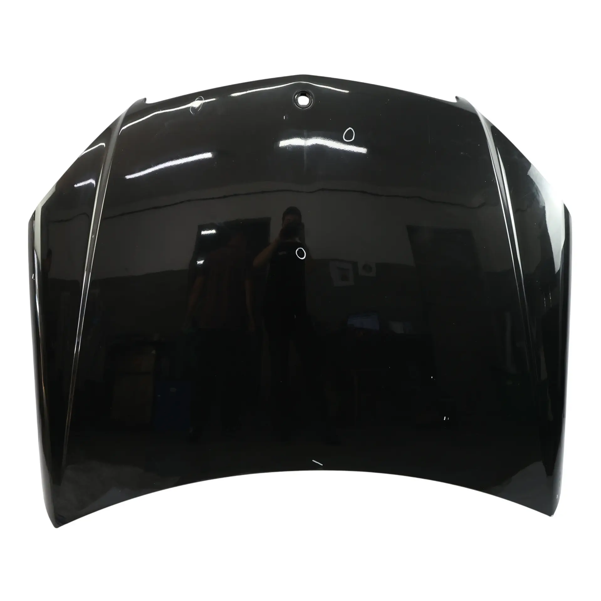 Mercedes W204 Hood Bonnet Trim Panel Engine Cover Obsidian Black - 197