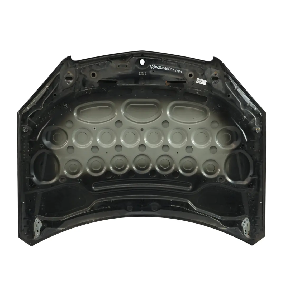 Mercedes W204 Maska Pokrywa Silnika Obsidian Black Czarny Metalik - 197 - SKU A2048801057-OB1 - Numer Części A2048800957