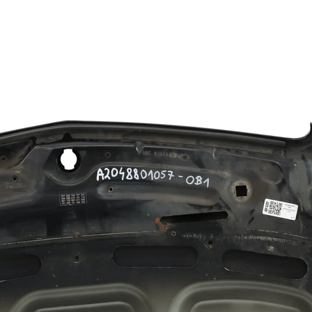 Maska Pokrywa Silnika Obsidian Black Czarny Metalik - 197 do Mercedes W204 o numerze A2048800957 Mercedes W204 Maska Pokrywa Silnika Obsidian Black Czarny Metalik - 197 - SKU A2048801057-OB1 - Numer Części A2048800957