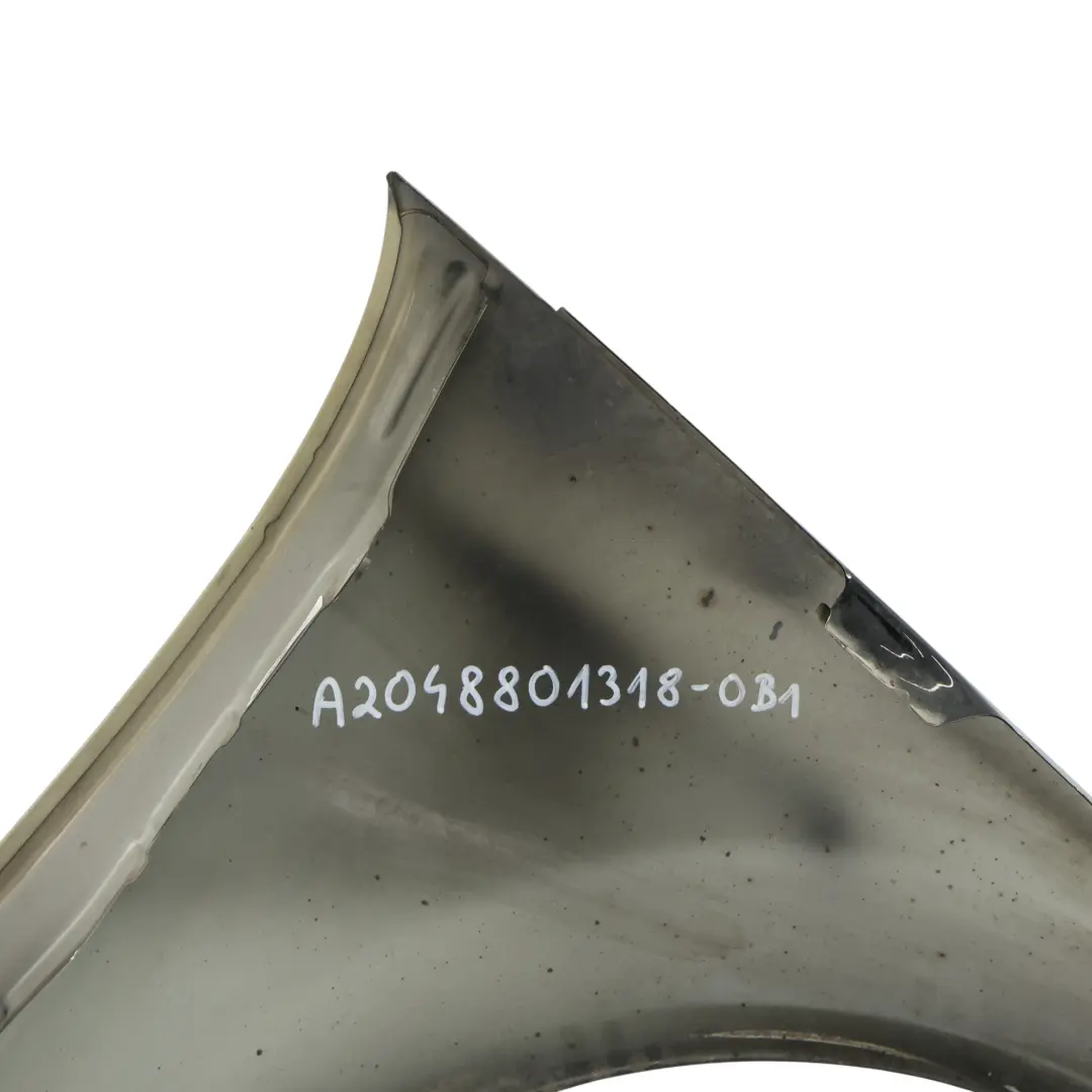 Mercedes W204 Side Wing Panel Front Left N/S Fender Obsidian Black Metallic 197 - SKU A2048801318-OB1 - Part number A2048801318