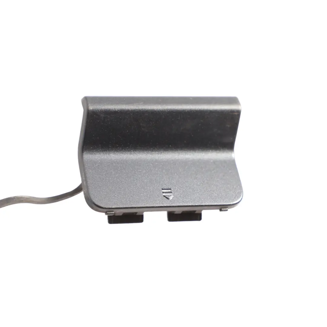 Bumper Hook Eye Cover Tenorite Grey Metallic 755 to Mercedes W204 Rear with Part number A2048856523 Mercedes W204 Rear Bumper Hook Eye Cover Tenorite Grey Metallic 755 - SKU A2048856523-TNG - Part number A2048856523