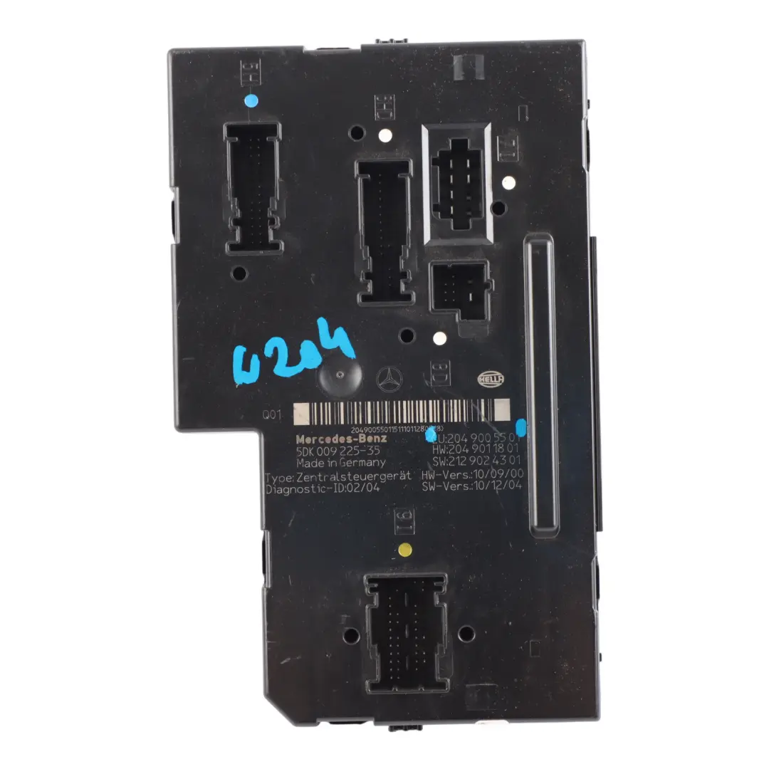 SAM Module Fuse Box Relay Control Unit to Mercedes W204 Rear with Part number A2049005501 Mercedes W204 Rear SAM Module Fuse Box Relay Control Unit - SKU A2049005501 - Part number A2049005501