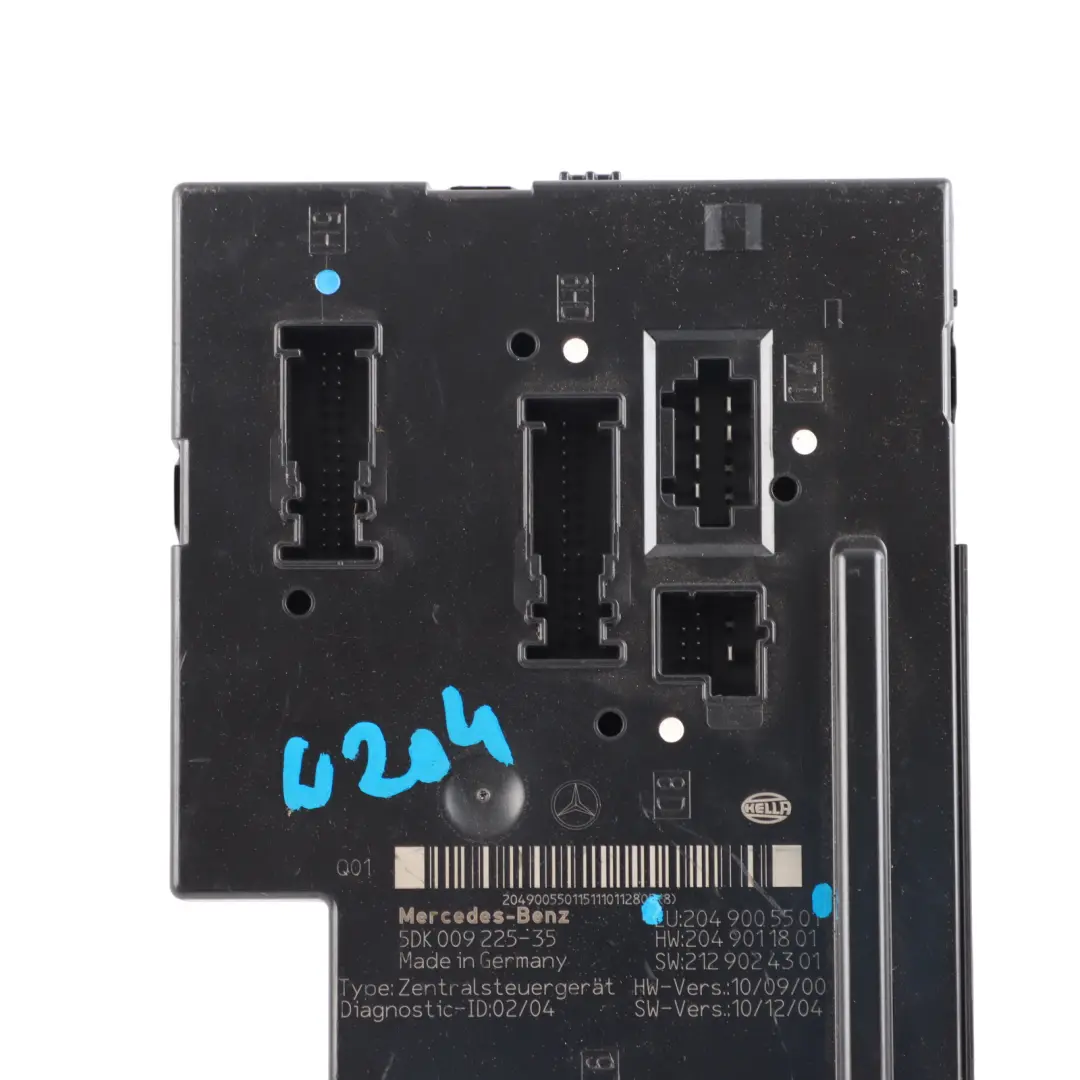 SAM Module Fuse Box Relay Control Unit to Mercedes W204 Rear with Part number A2049005501 Mercedes W204 Rear SAM Module Fuse Box Relay Control Unit - SKU A2049005501 - Part number A2049005501