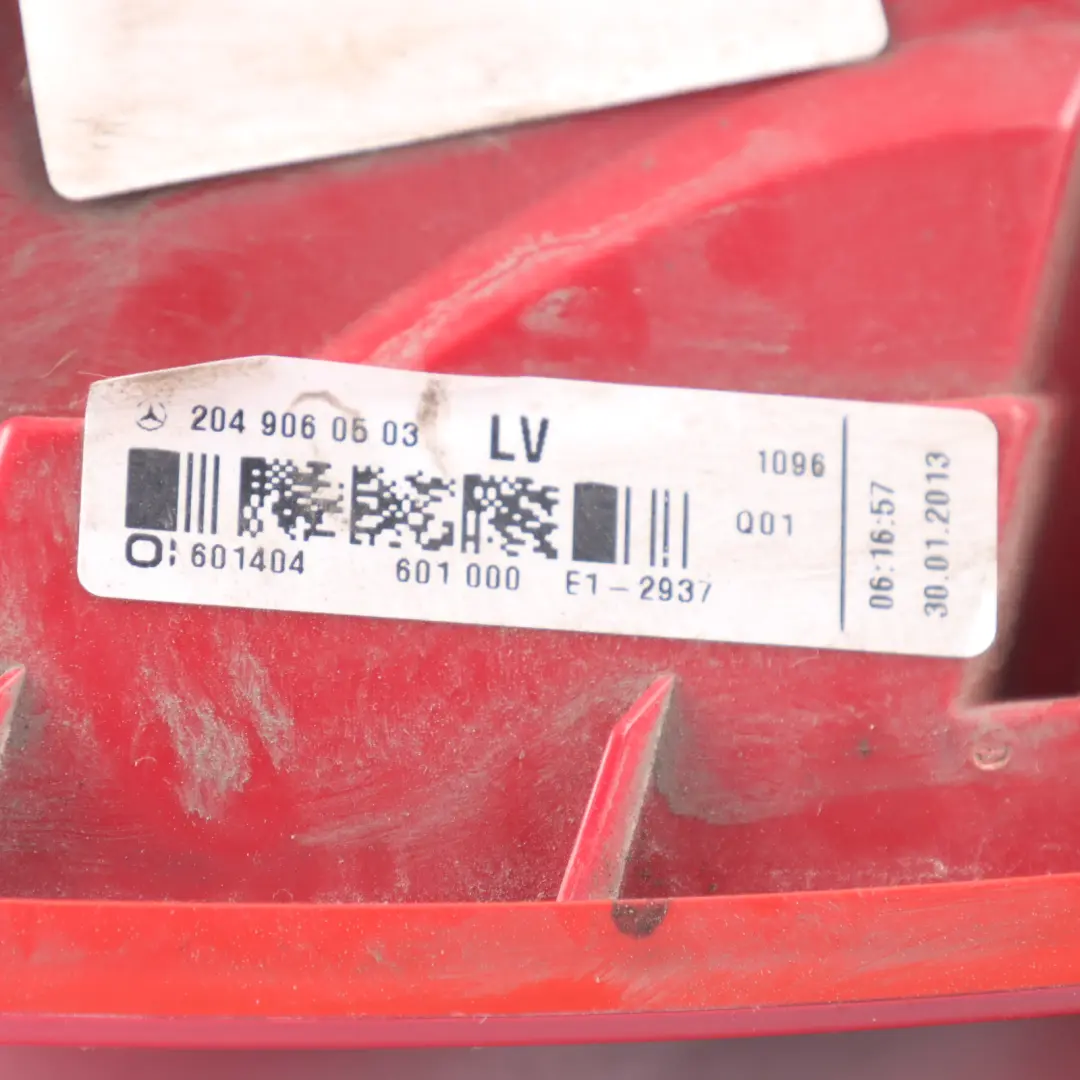 Rear Light Mercedes W204 Right O/S Tail Lamp Side Panel - SKU A2049060503-2 - Part number A2049060503