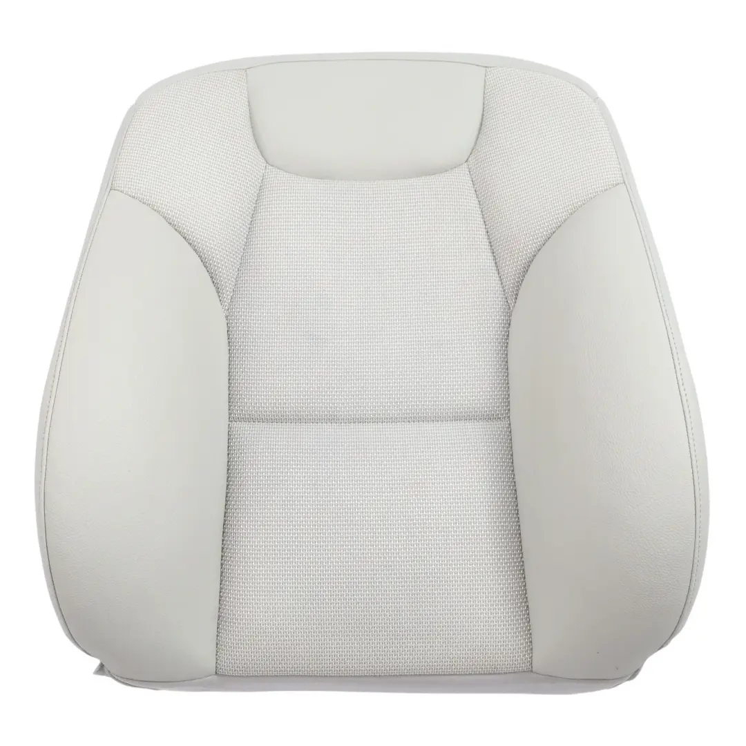 Mercedes W204 Seat Backrest Cover Front Left N/S Covering Cloth Leather Grey - SKU A2049102347-9 - Part number A2049102347