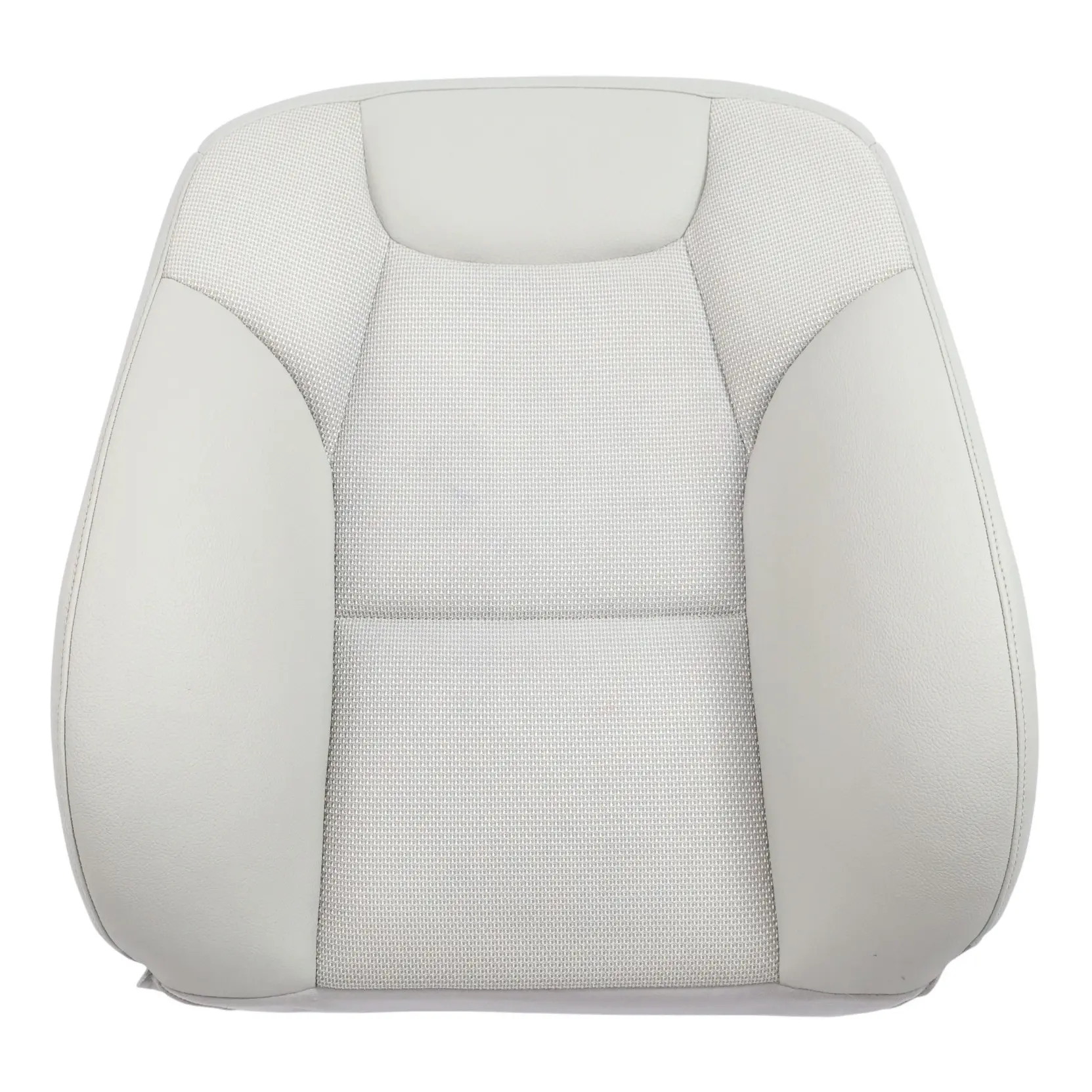 Mercedes W204 Seat Backrest Cover Front Left N/S Covering Cloth Leather Grey