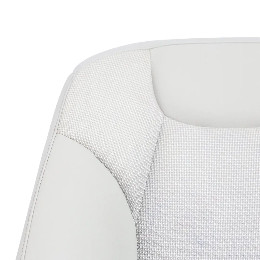 Mercedes W204 Seat Backrest Cover Front Left N/S Covering Cloth Leather Grey - SKU A2049102347-9 - Part number A2049102347