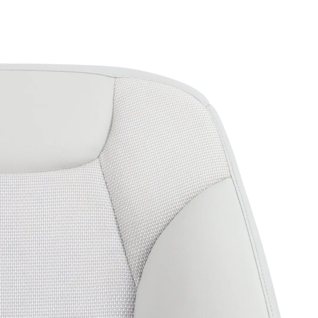 Mercedes W204 Seat Backrest Cover Front Left N/S Covering Cloth Leather Grey - SKU A2049102347-9 - Part number A2049102347