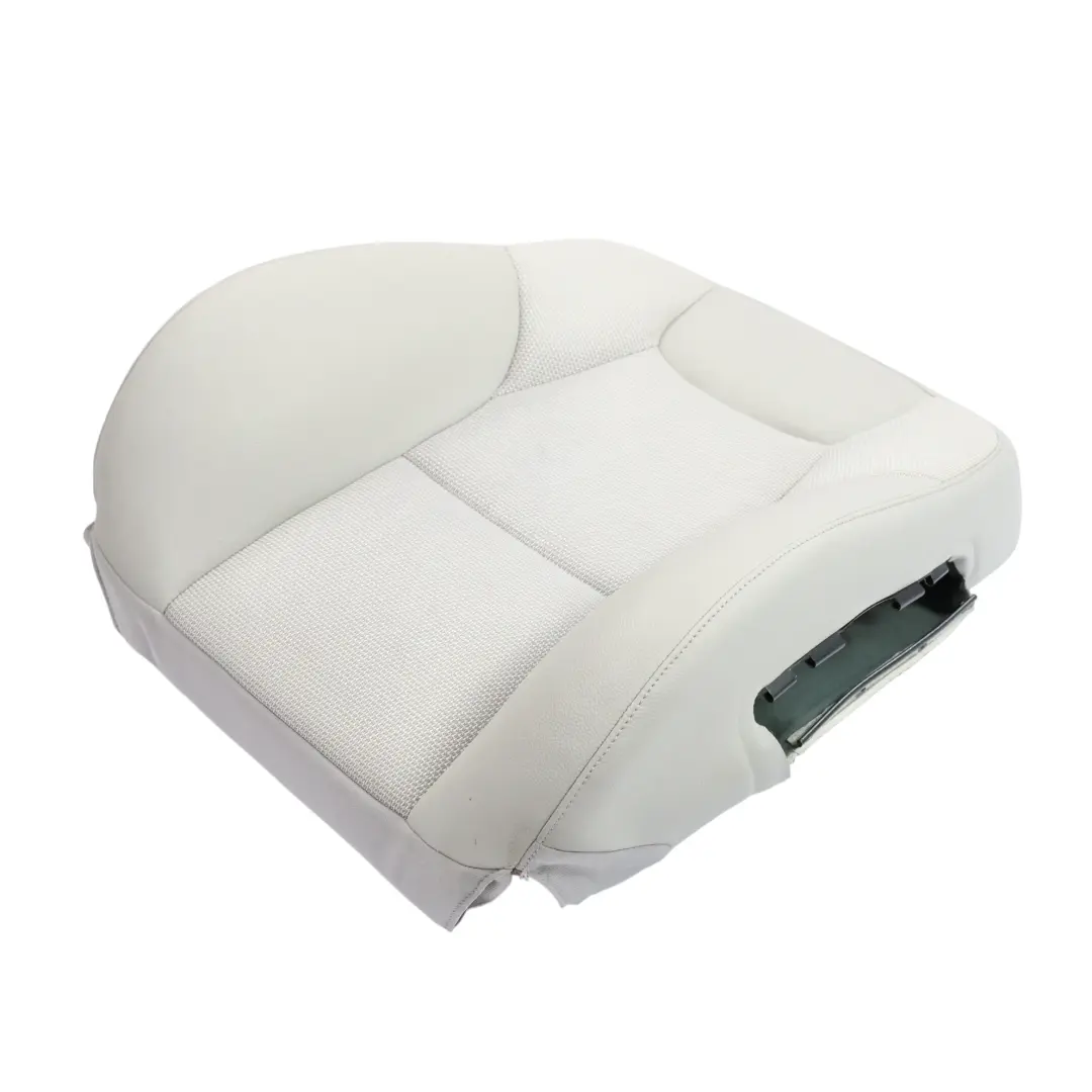 Mercedes W204 Seat Backrest Cover Front Left N/S Covering Cloth Leather Grey - SKU A2049102347-9 - Part number A2049102347