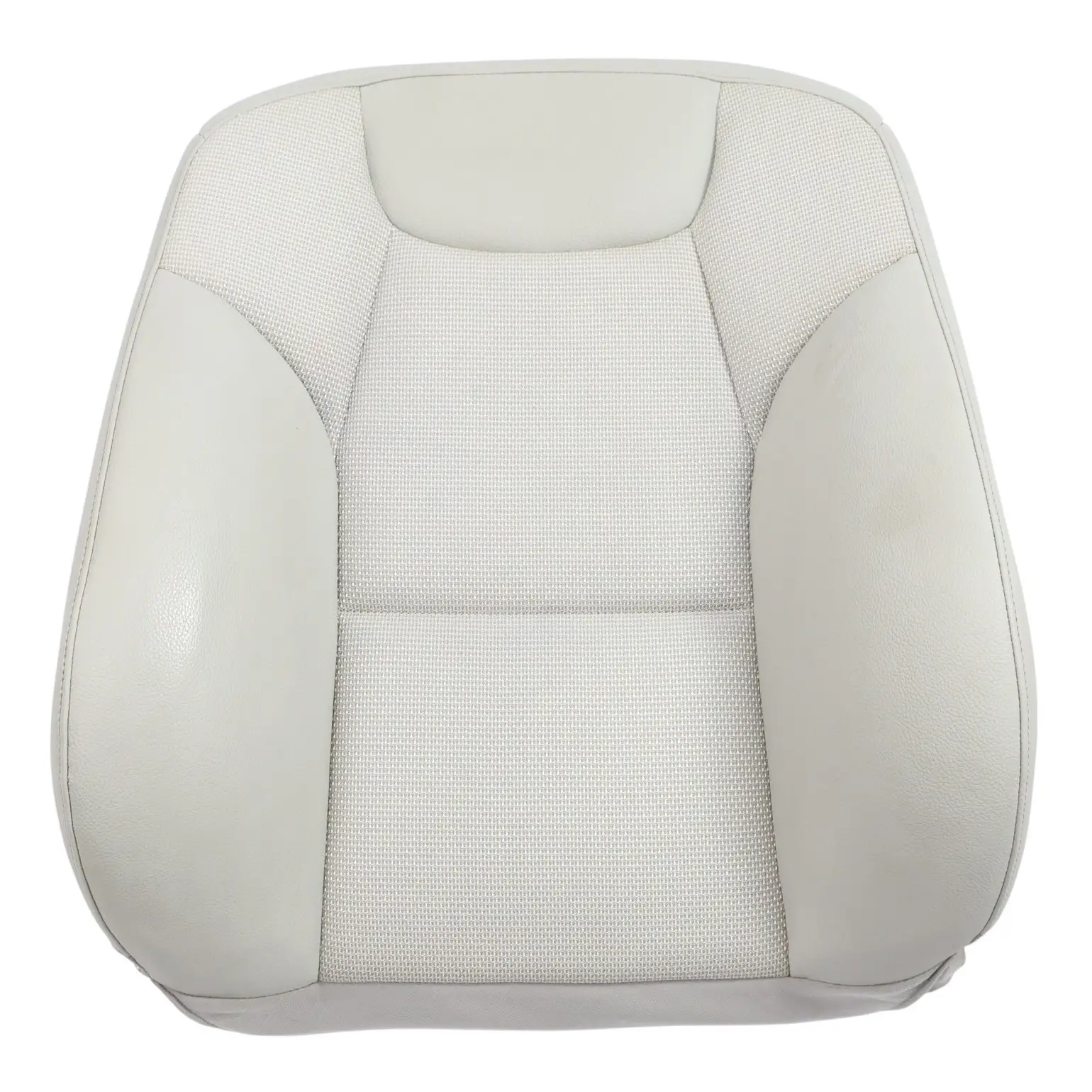 Mercedes W204 Front Seat Back Rest Cover Cloth Leather Grey Right O/S