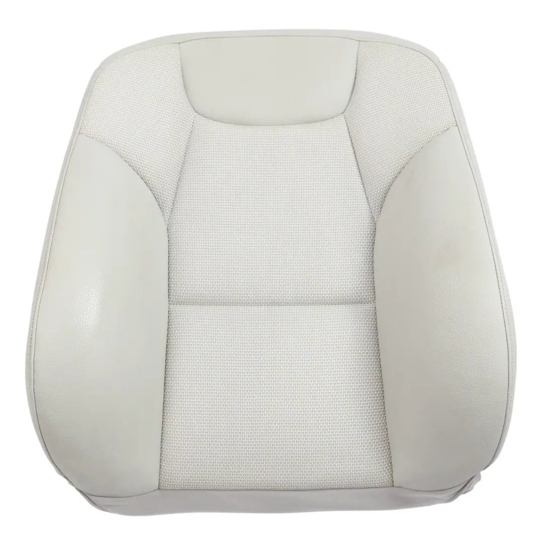 Mercedes W204 Vordersitz Rückenlehne Abdeckung Stoff Leder Grau Rechts - SKU A2049106947-4 - Teilenummer A2049106947