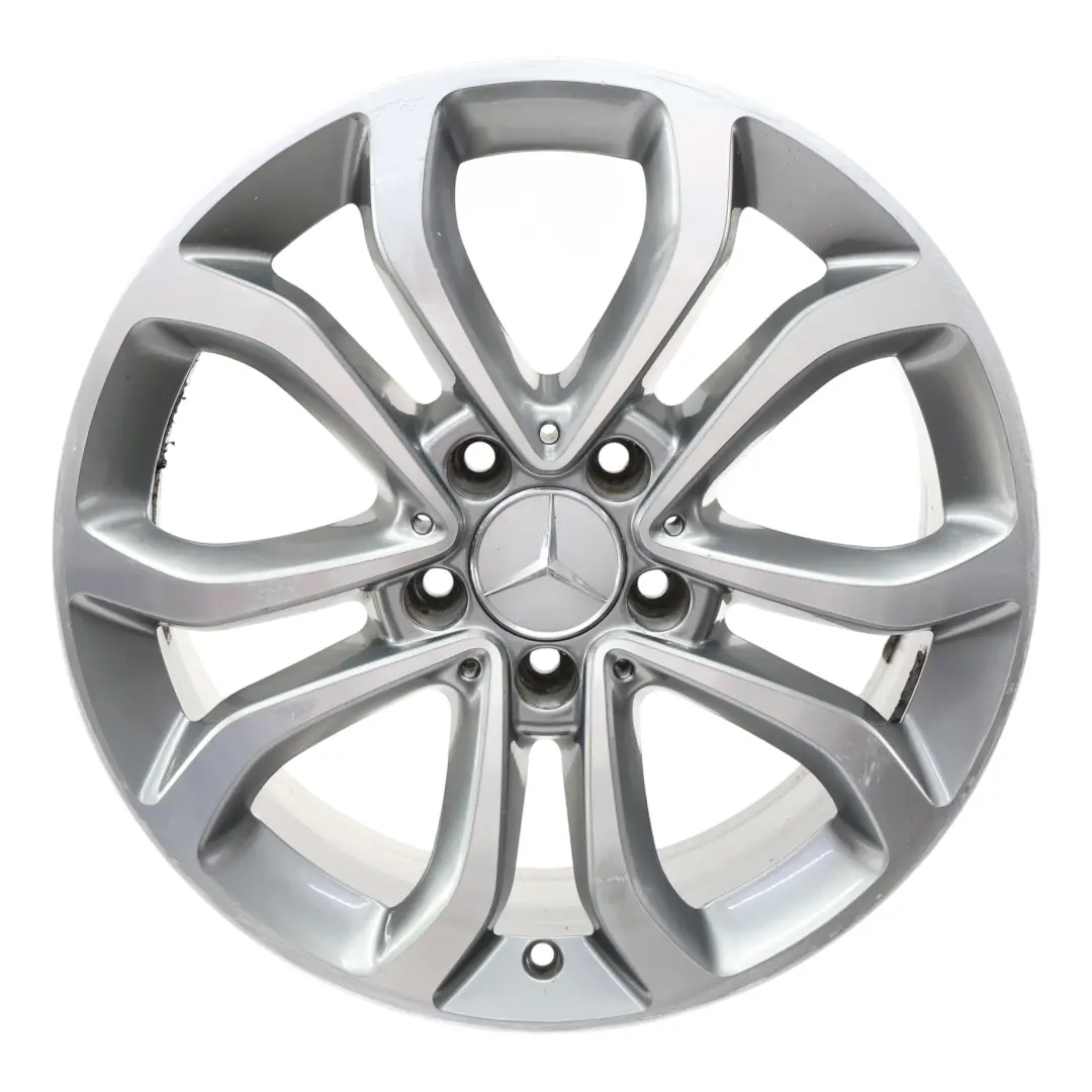 Rim Mercedes W205 Alloy 5-Double-Spoke 17" 7J ET:48,5 to Wheel with Part number A2054010200 Wheel Rim Mercedes W205 Alloy 5-Double-Spoke 17" 7J ET:48,5 - SKU A2054010200-2 - Part number A2054010200
