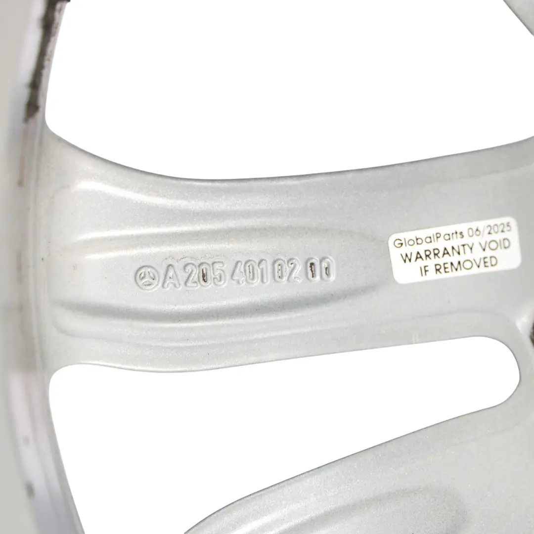 Rim Mercedes W205 Alloy 5-Double-Spoke 17" 7J ET:48,5 to Wheel with Part number A2054010200 Wheel Rim Mercedes W205 Alloy 5-Double-Spoke 17" 7J ET:48,5 - SKU A2054010200-2 - Part number A2054010200