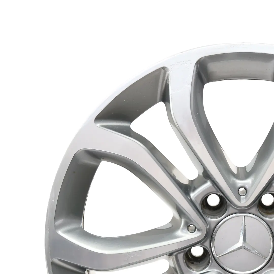Rim Mercedes W205 Alloy 5-Double-Spoke 17" 7J ET:48,5 to Wheel with Part number A2054010200 Wheel Rim Mercedes W205 Alloy 5-Double-Spoke 17" 7J ET:48,5 - SKU A2054010200-2 - Part number A2054010200