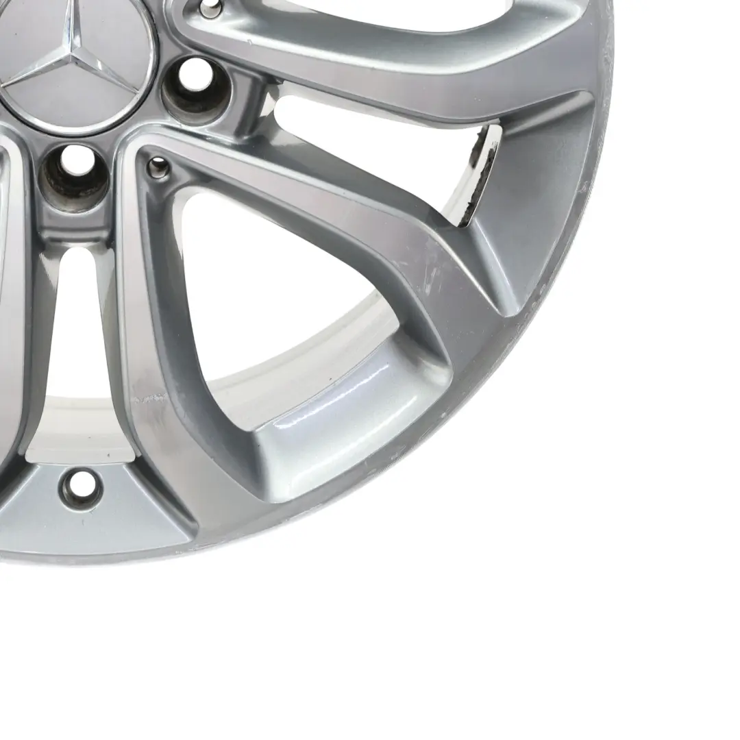 Rim Mercedes W205 Alloy 5-Double-Spoke 17" 7J ET:48,5 to Wheel with Part number A2054010200 Wheel Rim Mercedes W205 Alloy 5-Double-Spoke 17" 7J ET:48,5 - SKU A2054010200-2 - Part number A2054010200