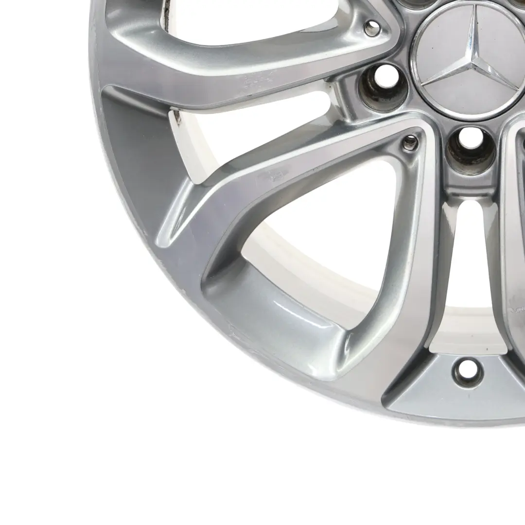 Rim Mercedes W205 Alloy 5-Double-Spoke 17" 7J ET:48,5 to Wheel with Part number A2054010200 Wheel Rim Mercedes W205 Alloy 5-Double-Spoke 17" 7J ET:48,5 - SKU A2054010200-2 - Part number A2054010200