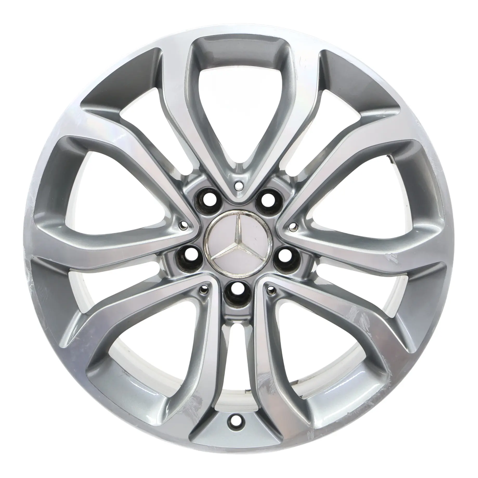 Mercedes W205 Alloy Wheel Rim 5 Double Spoke 17" 7J ET:48,5 A2054010200