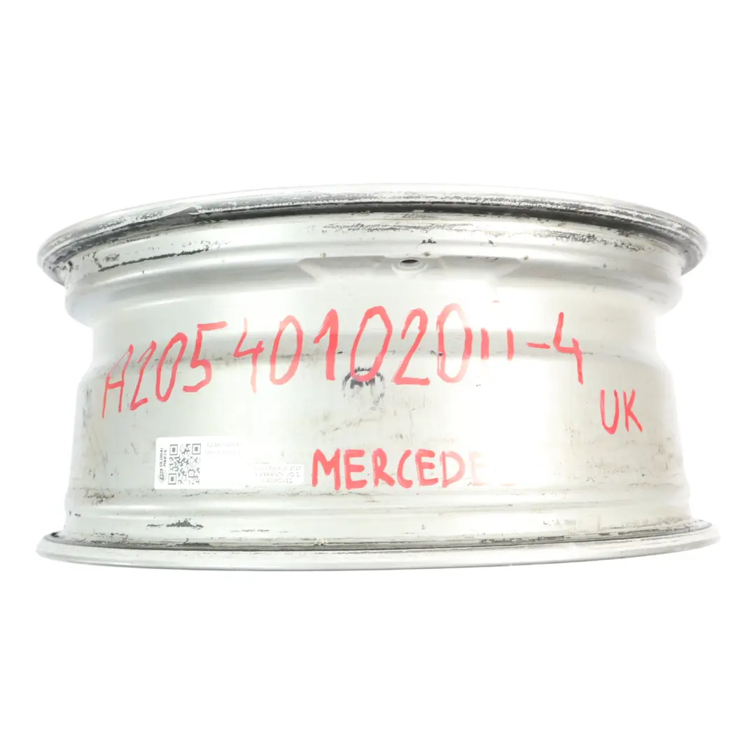 Alloy Wheel Rim 5 Double Spoke 17" 7J ET:48,5 to Mercedes W205 with Part number A2054010200 Mercedes W205 Alloy Wheel Rim 5 Double Spoke 17" 7J ET:48,5 - SKU A2054010200-4 - Part number A2054010200