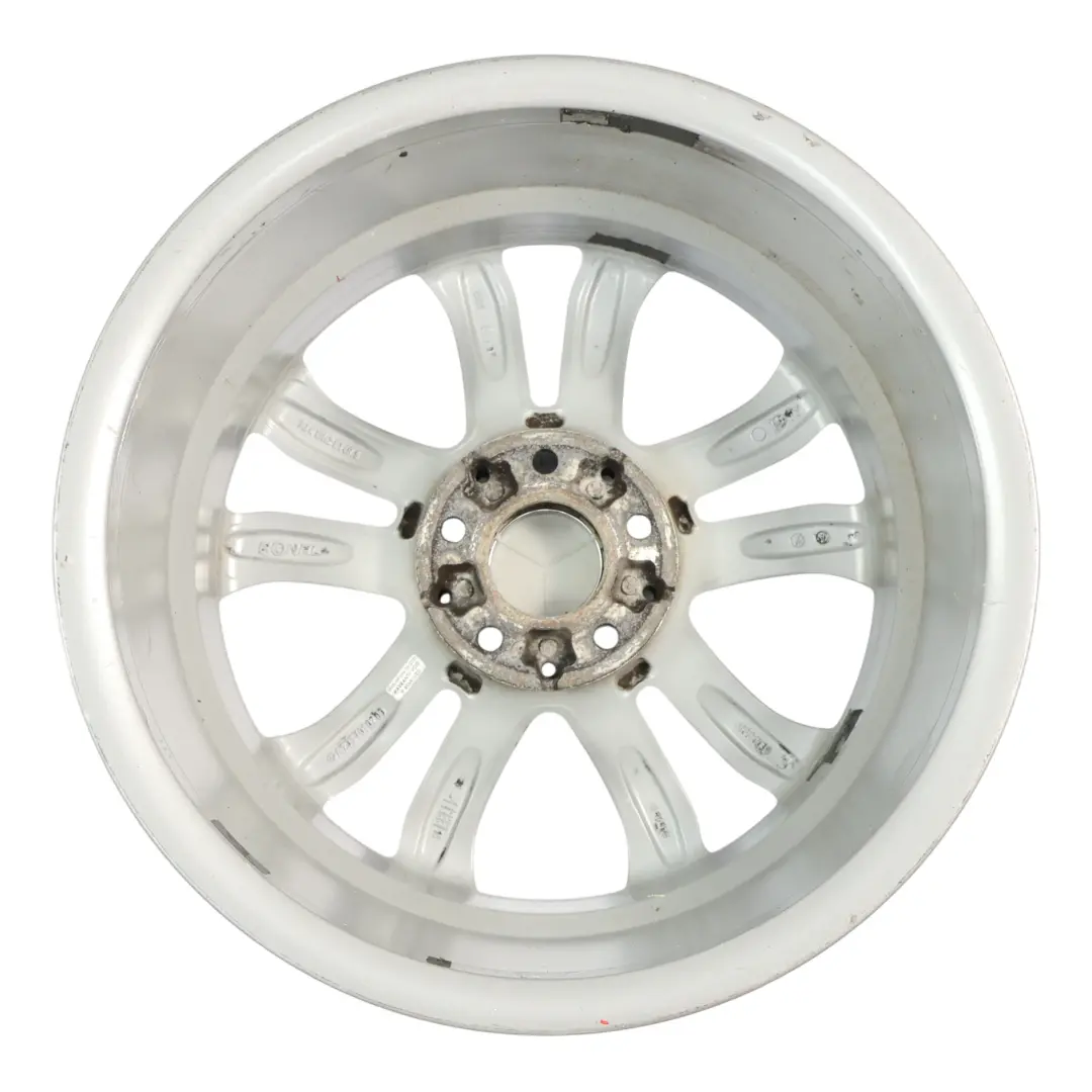 Alloy Wheel Rim 5 Double Spoke 17" 7J ET:48,5 to Mercedes W205 with Part number A2054010200 Mercedes W205 Alloy Wheel Rim 5 Double Spoke 17" 7J ET:48,5 - SKU A2054010200-4 - Part number A2054010200