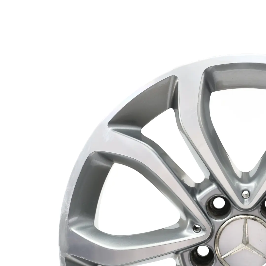 Alloy Wheel Rim 5 Double Spoke 17" 7J ET:48,5 to Mercedes W205 with Part number A2054010200 Mercedes W205 Alloy Wheel Rim 5 Double Spoke 17" 7J ET:48,5 - SKU A2054010200-4 - Part number A2054010200