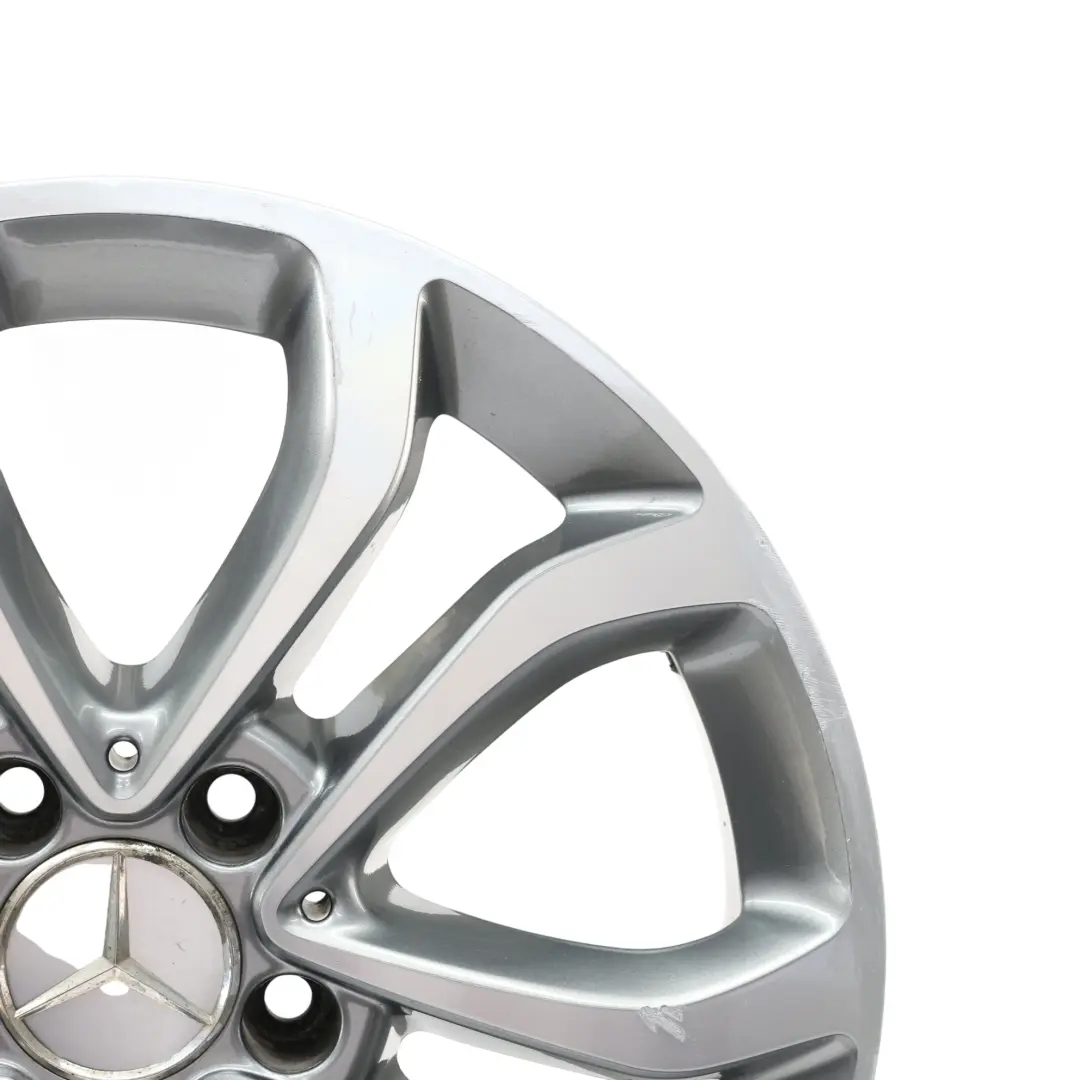 Alloy Wheel Rim 5 Double Spoke 17" 7J ET:48,5 to Mercedes W205 with Part number A2054010200 Mercedes W205 Alloy Wheel Rim 5 Double Spoke 17" 7J ET:48,5 - SKU A2054010200-4 - Part number A2054010200