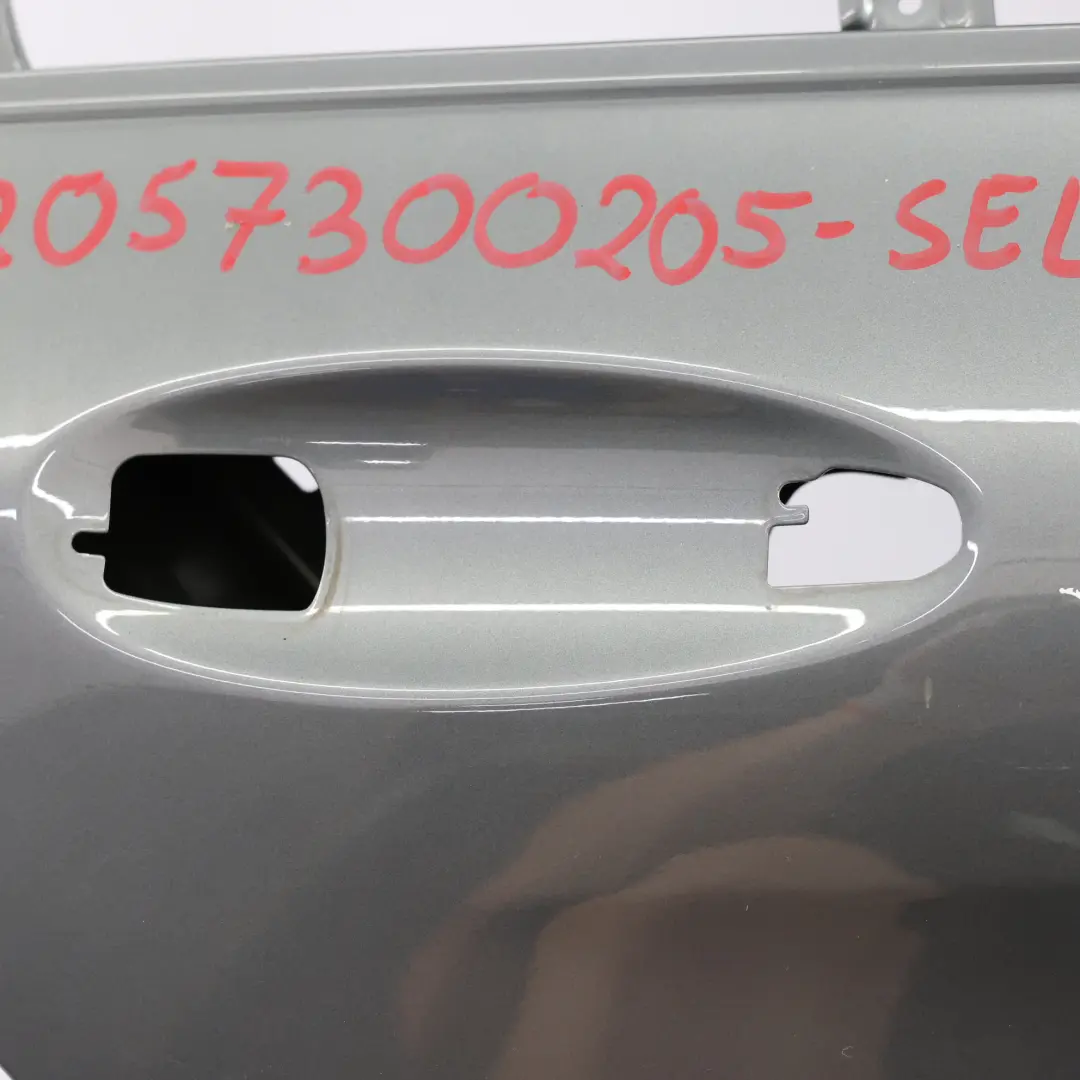 Door Rear Right O/S Selenite Grey Metallic - 992 to Mercedes W205 with Part number A2057300205 Mercedes W205 Door Rear Right O/S Selenite Grey Metallic - 992 - SKU A2057300205-SEL - Part number A2057300205