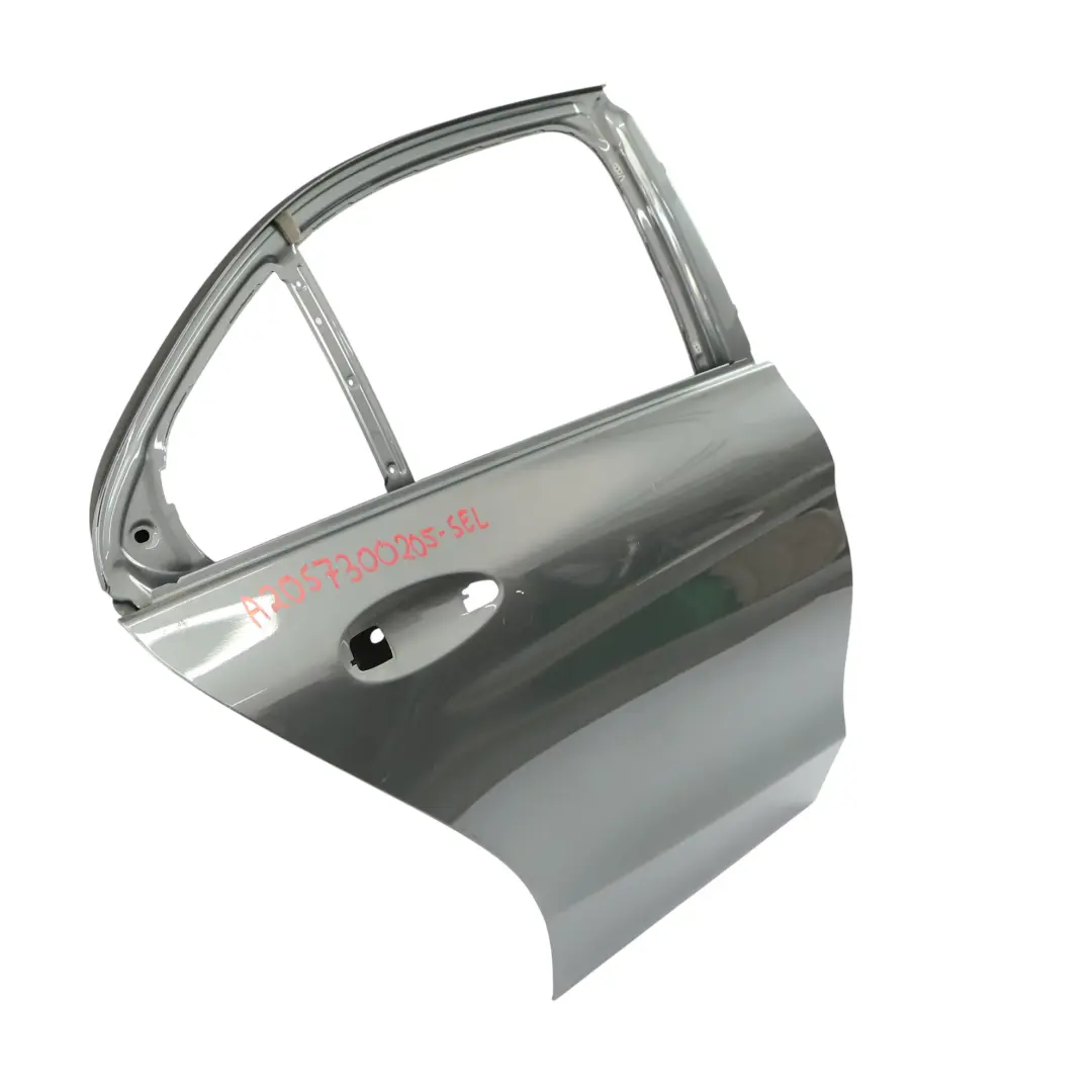 Door Rear Right O/S Selenite Grey Metallic - 992 to Mercedes W205 with Part number A2057300205 Mercedes W205 Door Rear Right O/S Selenite Grey Metallic - 992 - SKU A2057300205-SEL - Part number A2057300205