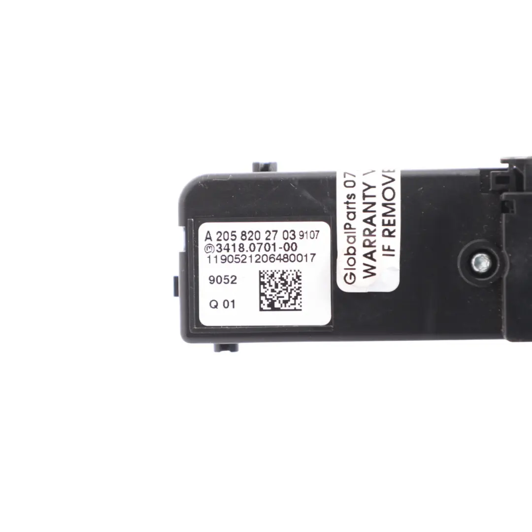 Emergency Call Switch Button Panel to Mercedes A205 Cabrio with Part number A2058202703 Mercedes A205 Cabrio Emergency Call Switch Button Panel - SKU A2058202703 - Part number A2058202703