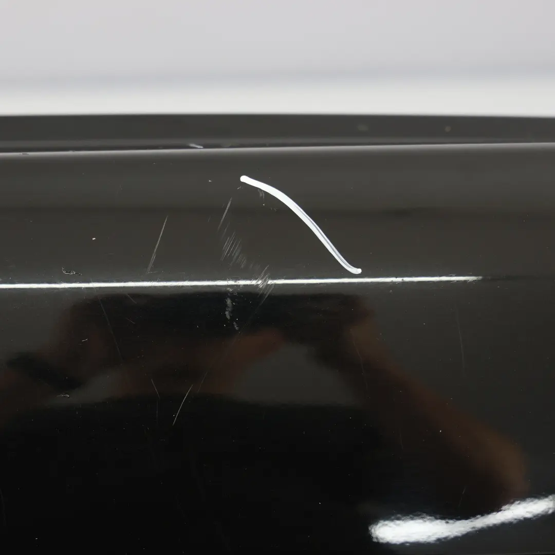 Mercedes S205 Bumper Rear Trim Panel Cover Obsidian Black Metallic - 197 - SKU A2058804147-OB - Part number A2058804147