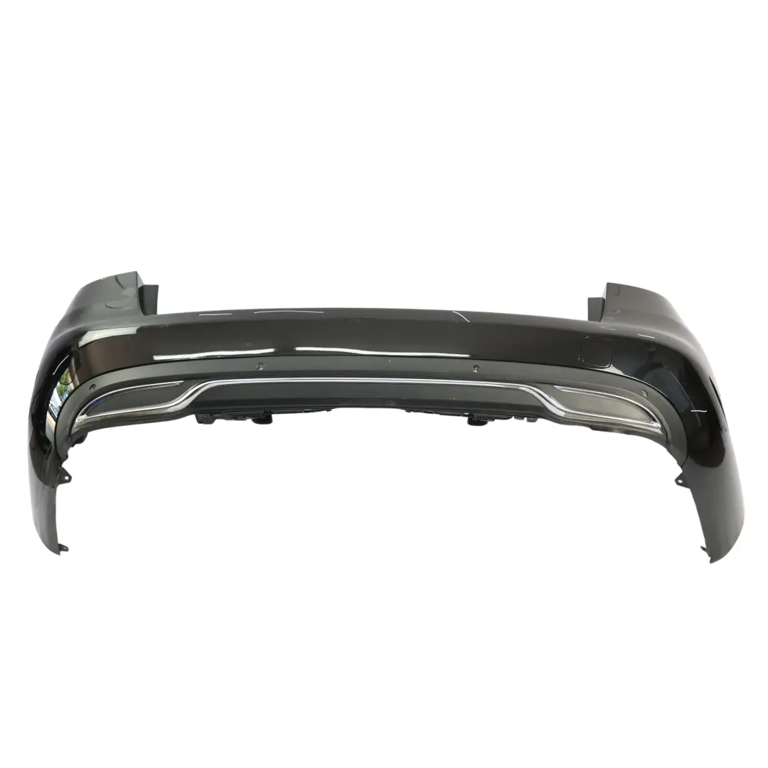 Mercedes S205 Bumper Rear Trim Panel Cover Obsidian Black Metallic - 197 - SKU A2058804147-OB - Part number A2058804147