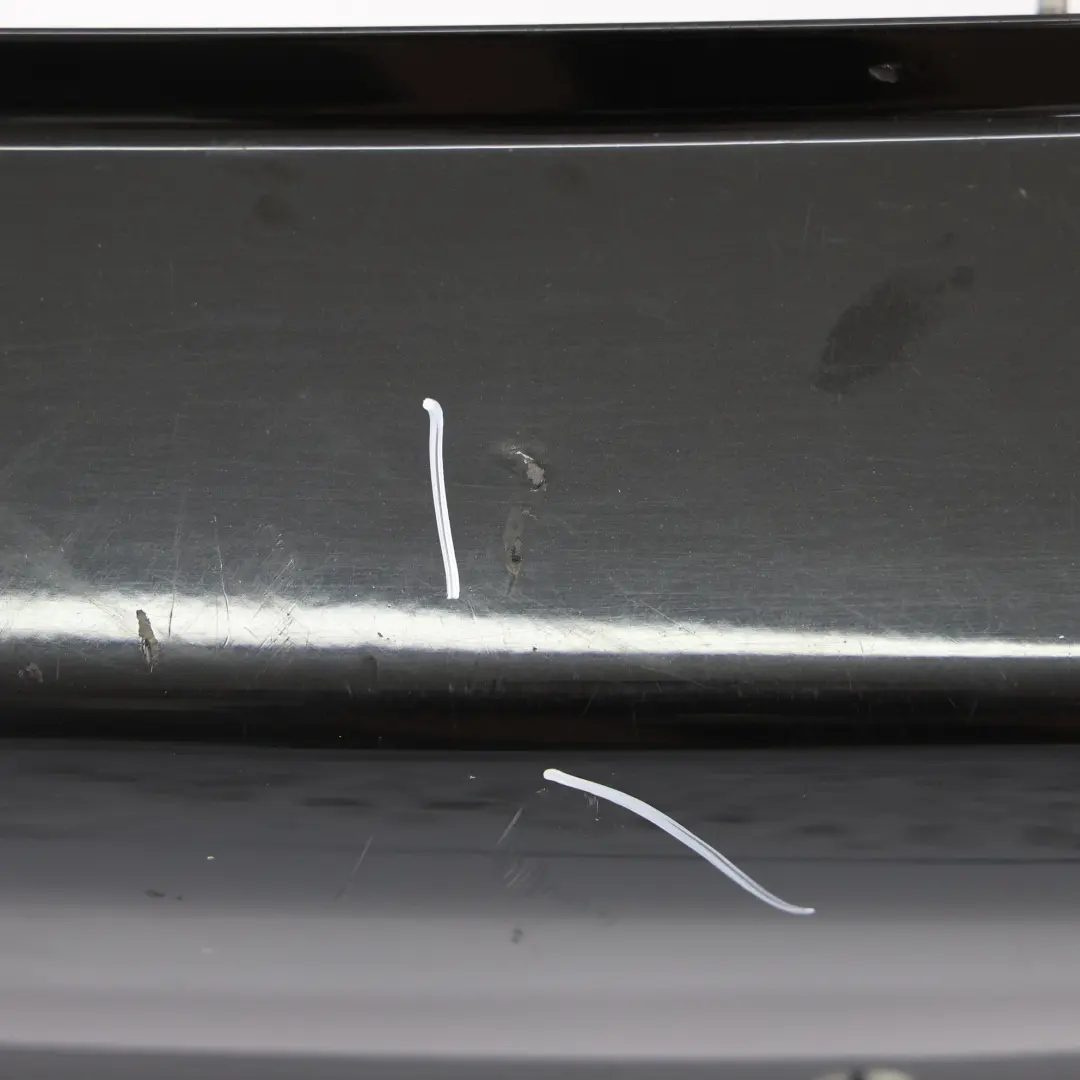 Mercedes S205 Bumper Rear Trim Panel Cover Obsidian Black Metallic - 197 - SKU A2058804147-OB - Part number A2058804147