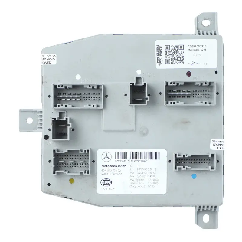 Mercedes W205 Relay Module Body Control Module Unit SAM BCM A2059003913