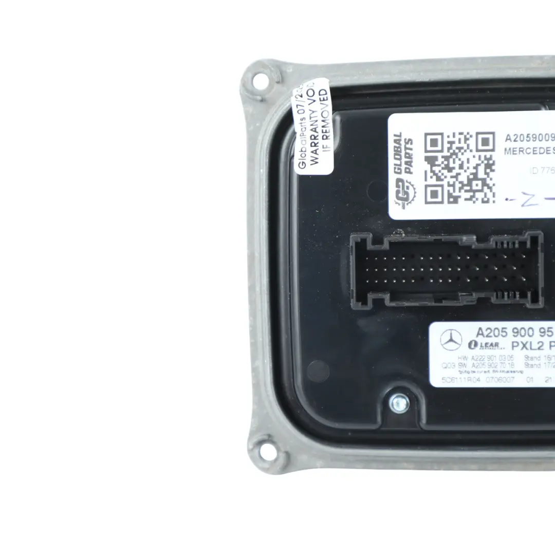 Headlight Ballast LED Control Module Unit to Mercedes W205 W213 W238 with Part number A2059009534 Mercedes W205 W213 W238 Headlight Ballast LED Control Module Unit - SKU A2059009534-1 - Part number A2059009534