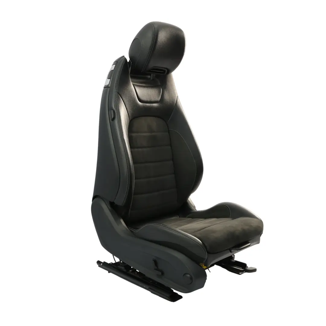 Mercedes C205 Siège Avant Chauffant Électrique Cuir Alcantara Noir Côté Droit - SKU A2059106302-4 - Numéro de pièce A2059106302