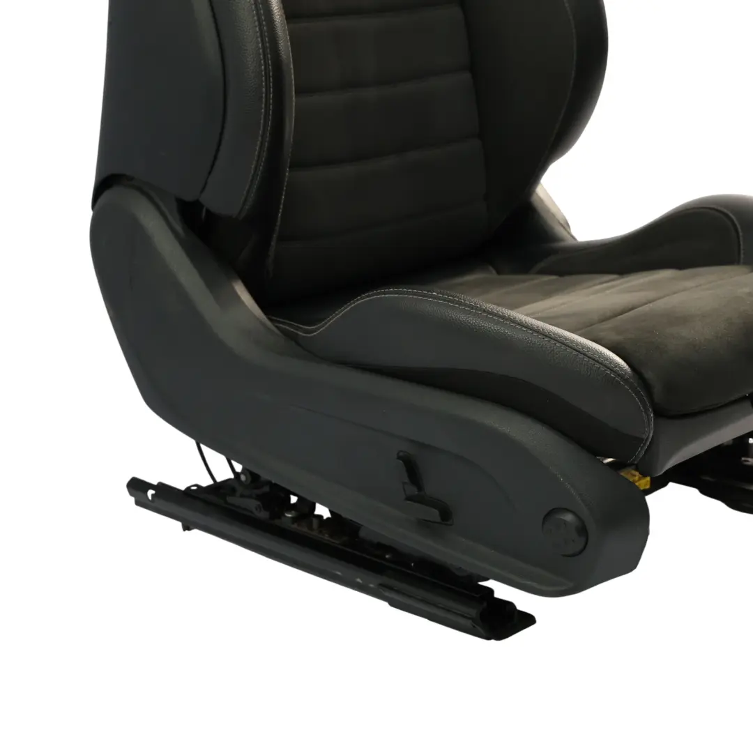 Mercedes C205 Vorder Sitz Beheizt Elektrisch Alcantara Leder Schwarz Rechts - SKU A2059106302-4 - Teilenummer A2059106302