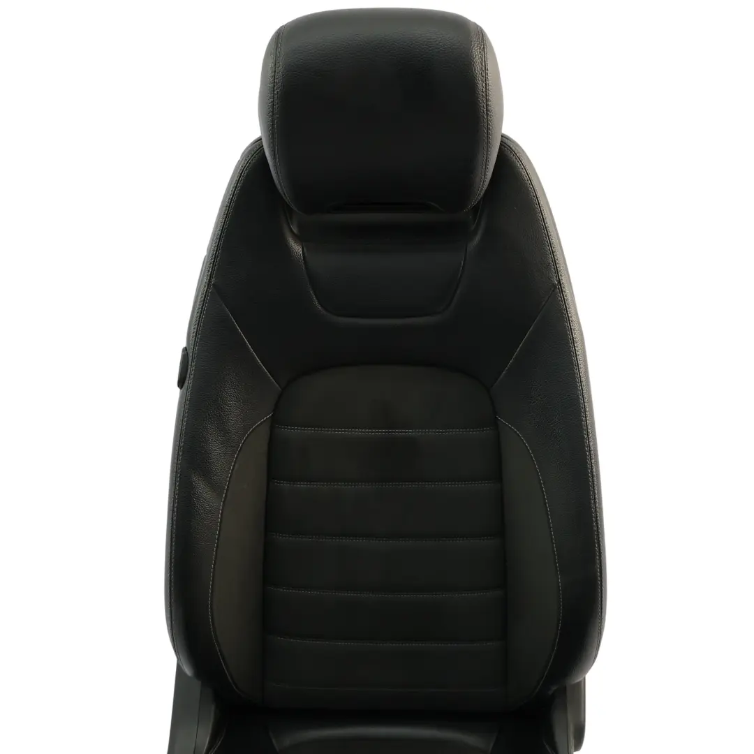 Mercedes C205 Coupe Front Seat Heated Electric Alcantara Leather Black Right O/S - SKU A2059106302-4 - Part number A2059106302